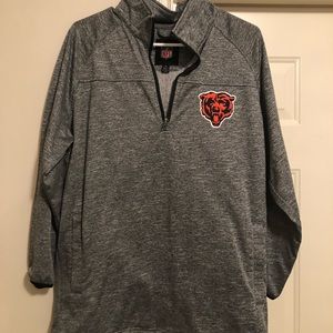Like New Chicago Bears Quarter Zip Sweatshirt